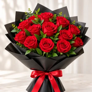 Classic red roses